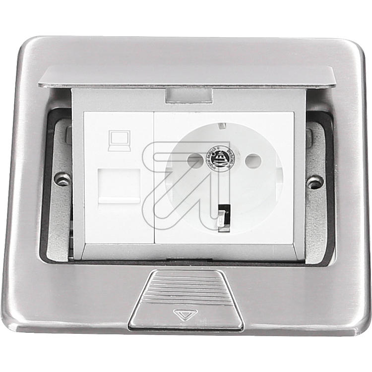 eltric - Boden- und Wand-Einbausteckdose