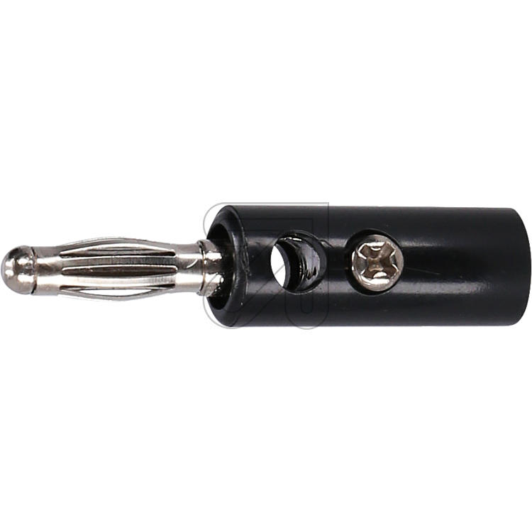 2 Stück Bananenstecker 4mm - 7,6cm Spitze Schwarz Für Elektronik