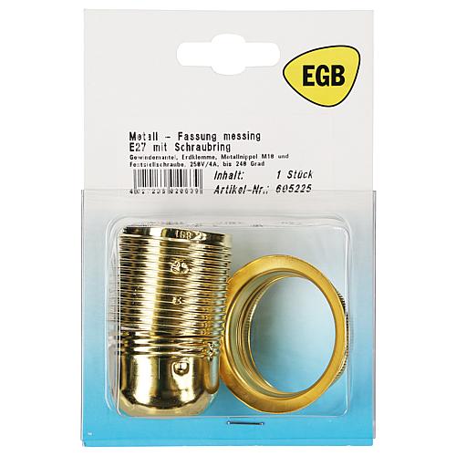 eltric - SB Metall-Fassung E27 messing