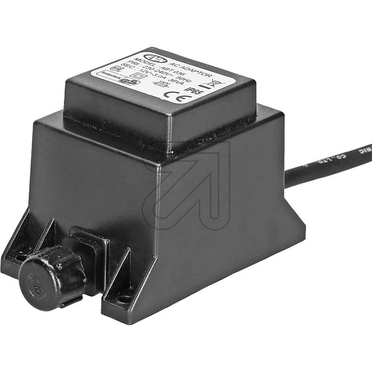 Konventioneller Trafo IP 44 mit Verbindungs Stecksystem 