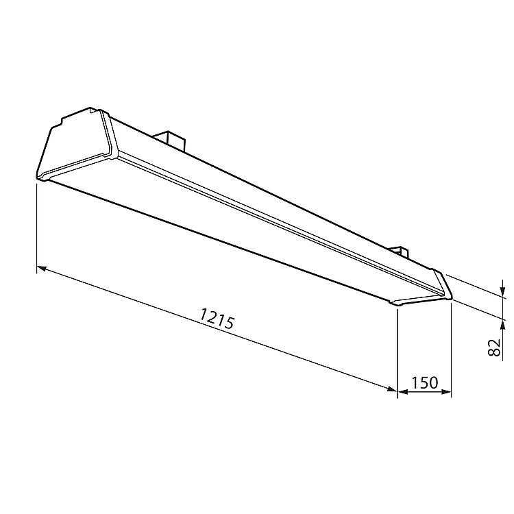 eltric - Hallentiefstrahler IndustryLUX LANARA 2.0 5000K 150W, 441250150027