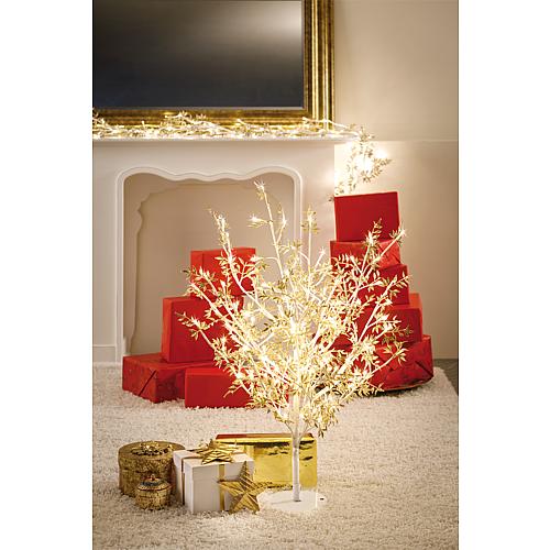 eltric ***LEDBaum mit goldfarbenen Blättern 96 ww LED 42629